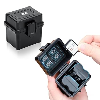 Amazon | JJC カメラバッテリーケース メモリーカード 収納