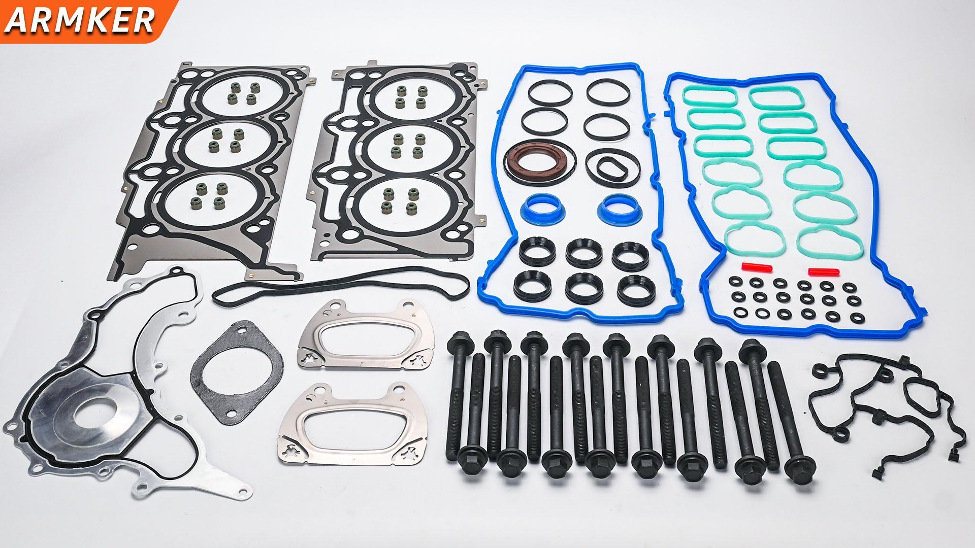 Image of 3.6 Head Gasket Set w /Bolts 2011-2016 for Jeep Grand Cherokee Wrangler, 2011-2020 for Dodge Avenger Challenger Charger Journey for Chrysler 200 300 Ram 1500 2500 3.6L Pentastar V6 HS26541PT ES72467