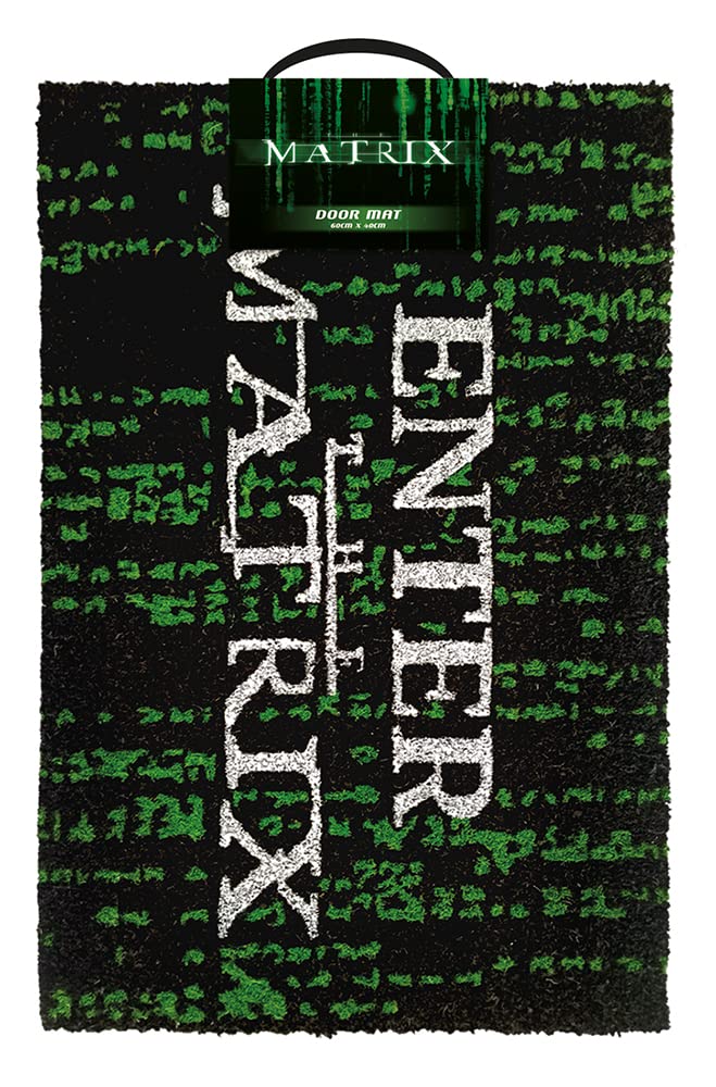 Paillasson Matrix tapis de sol Enter The Matrix pour accueillir vos invités