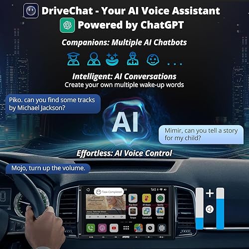 Miniatura 3 de ATOTO S8 8-Core 7inch Android Double DIN Receptores estéreo para automóvil, CarPlay inalámbrico y Android Auto, 4G incorporado, WiFiBTUSB, Bluetooth