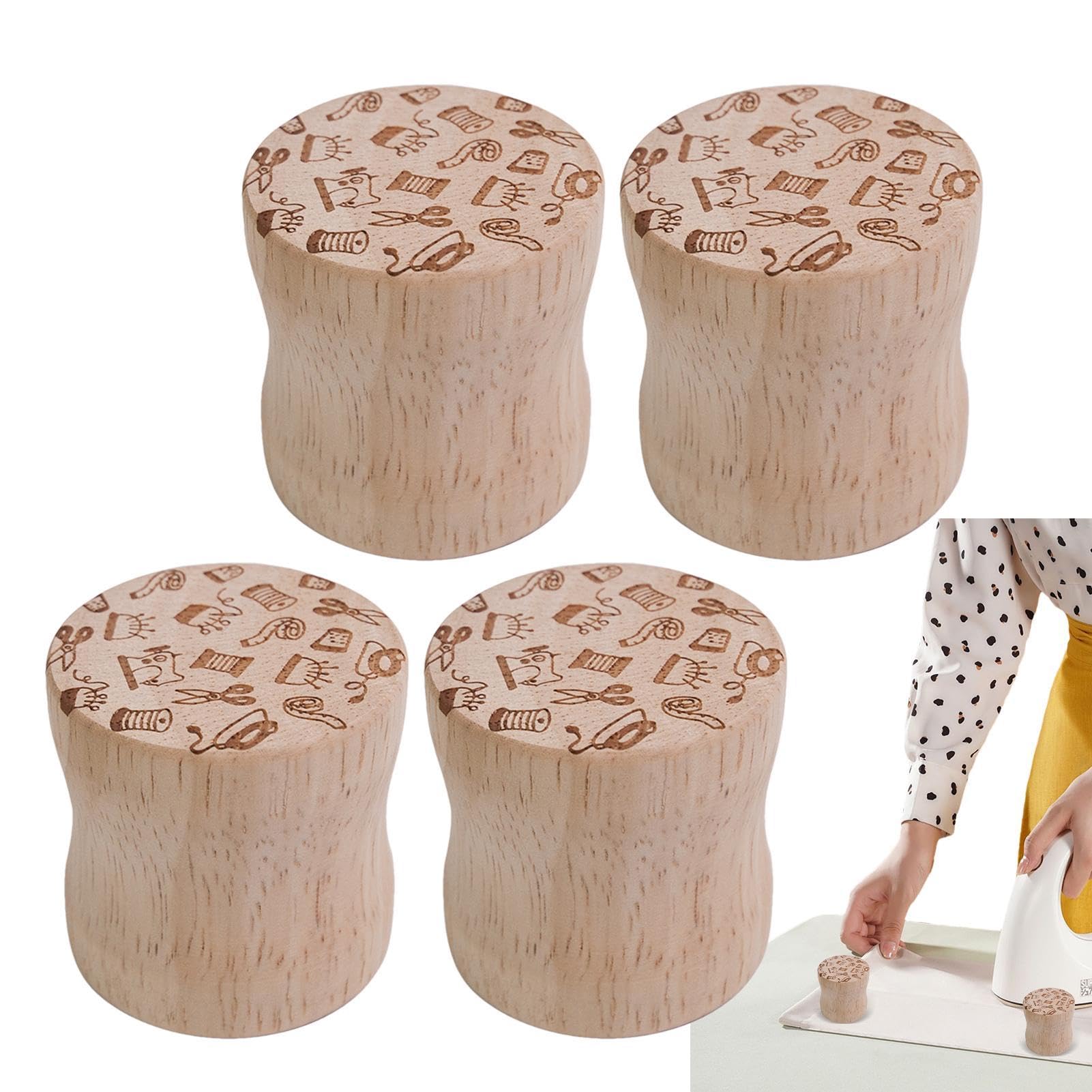 Poids de couture rond en bois finitions soignées pour patrons