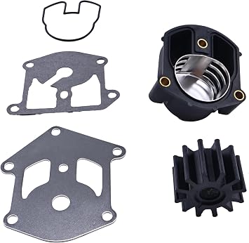Water Pump Repair Kit with Impeller Housing 3854661 Compatible with OMC King Cobra 1992-1995 Replace for 987253 987743 987176 3853654 18-3469