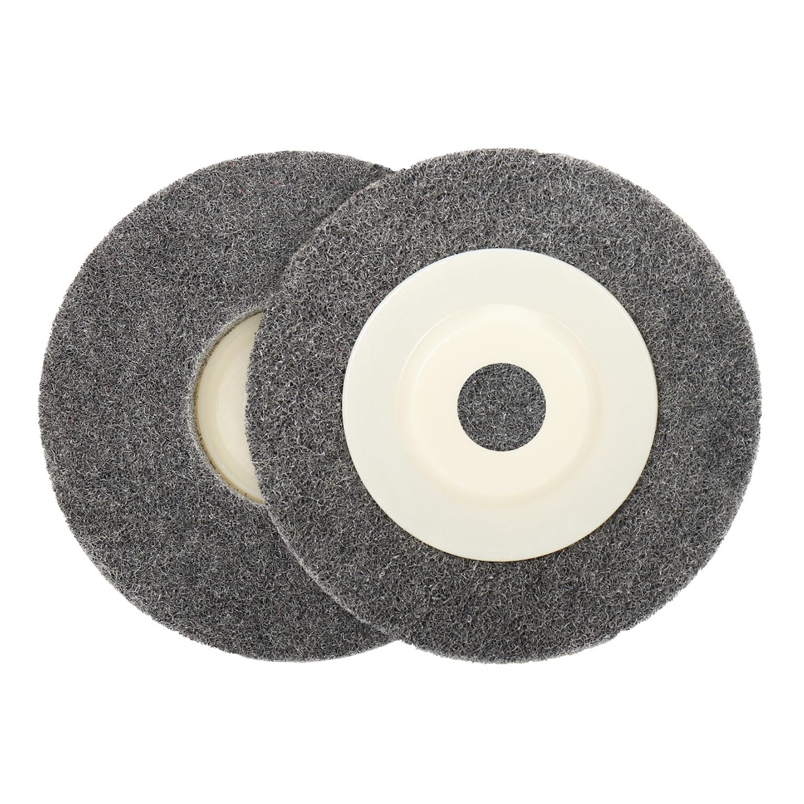 Muela abrasiva Amoladora angular Pulir Disco abrasivo de fibra de nailon de 4 pulgadas y 100 mm, disco abrasivo no tejido 7P, diámetro interior de 16 mm, rueda desoxidante for metal, 2/5/10 unidades(5