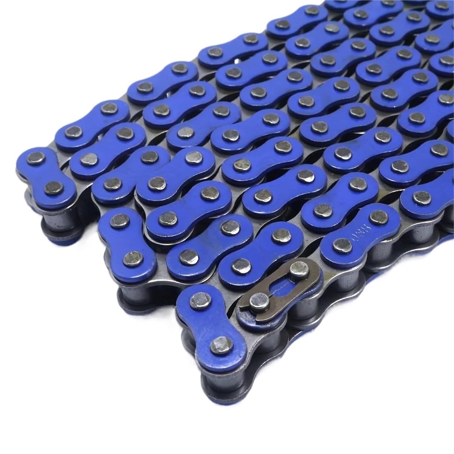 1PC Red/Blue/Green 420 108 Links Motorcycle Drive Chain Powersports Parts for SSR ATV Dirt Pit Bike Accessories(TLL-420-Blue)