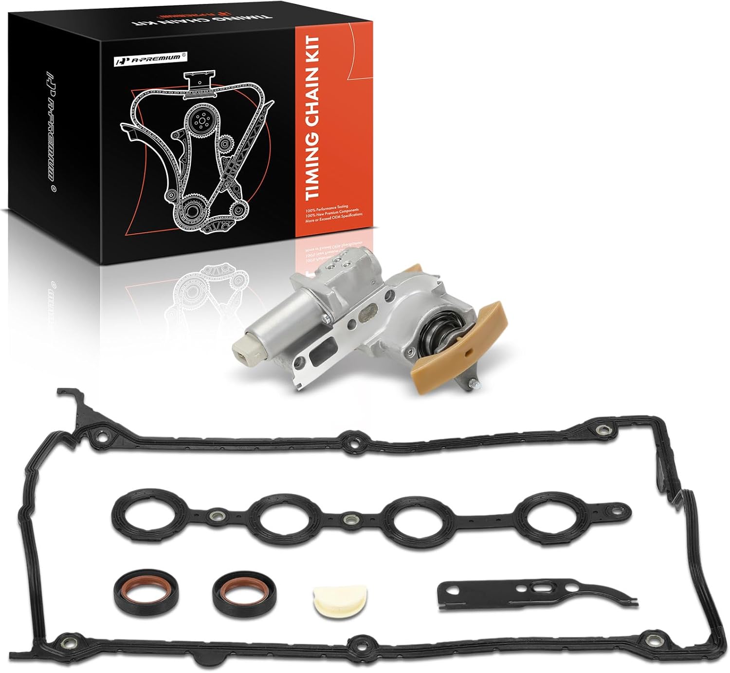 A-Premium Engine Variable Valve Timing (VVT) Solenoid Compatible with Volkswagen Jetta 2000-2005, Passat 1998-2005, Golf 2000-2006, Beetle 1999-2005 & A4, TT, A4 Quattro, TT Quattro - 1.8L