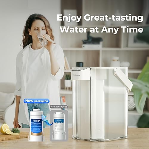 Miniatura 6 de Waterdrop WD-EDF - Filtros de repuesto para jarra de filtro de agua eléctrica Waterdrop -, duran 3 meses o 200 galones, NSFANSI 401&53&42, 3 filtros