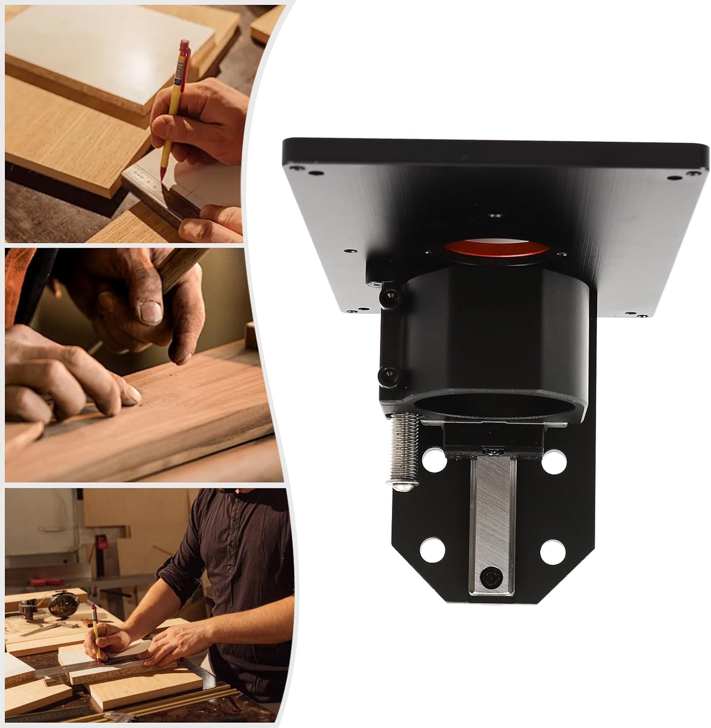 Router Lift Systems Kit, Router Table Lift System, Router Table Insert Plate with Router Lift, For 2.56" Diameter Motors