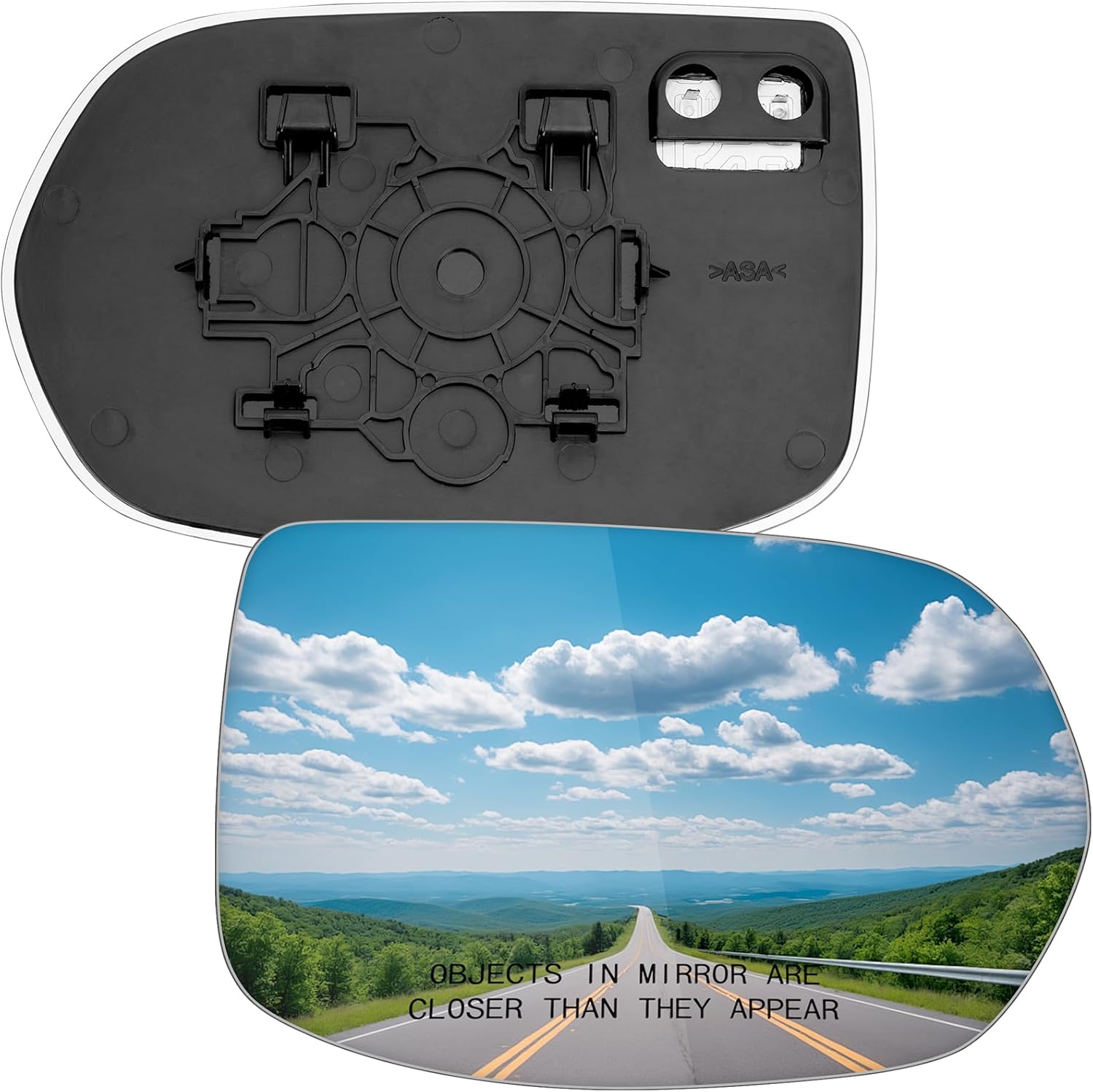 Passenger Side Mirror Replacement for Honda CR-V CRV 2012 2013 2014 2015 2016, HR-V HRV 2016 2017 2018 2019 2020 2021 2022 - Right Side Mirror Glass, Rear View Mirrors Glass with Power Heated