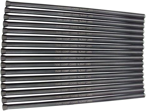 COMP Cams 7530-16 Magnum 9.350" Long, 11/32" Diameter Pushrods for Ford 352-428 FE w/ Adj Rockers