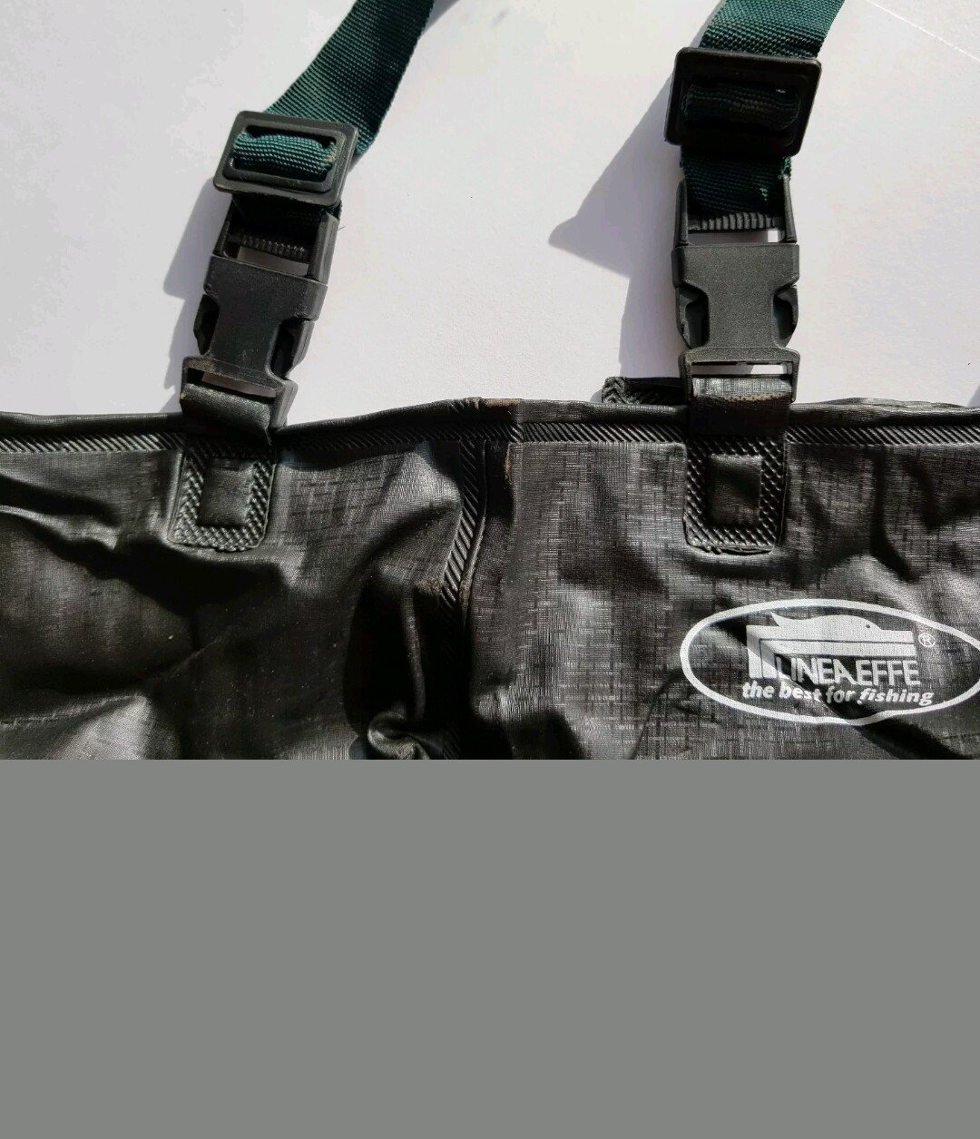 Lineaeffe Waders Traspirante da Pesca Scafandro PVC Chest Black Taglia 40 Impermeabili