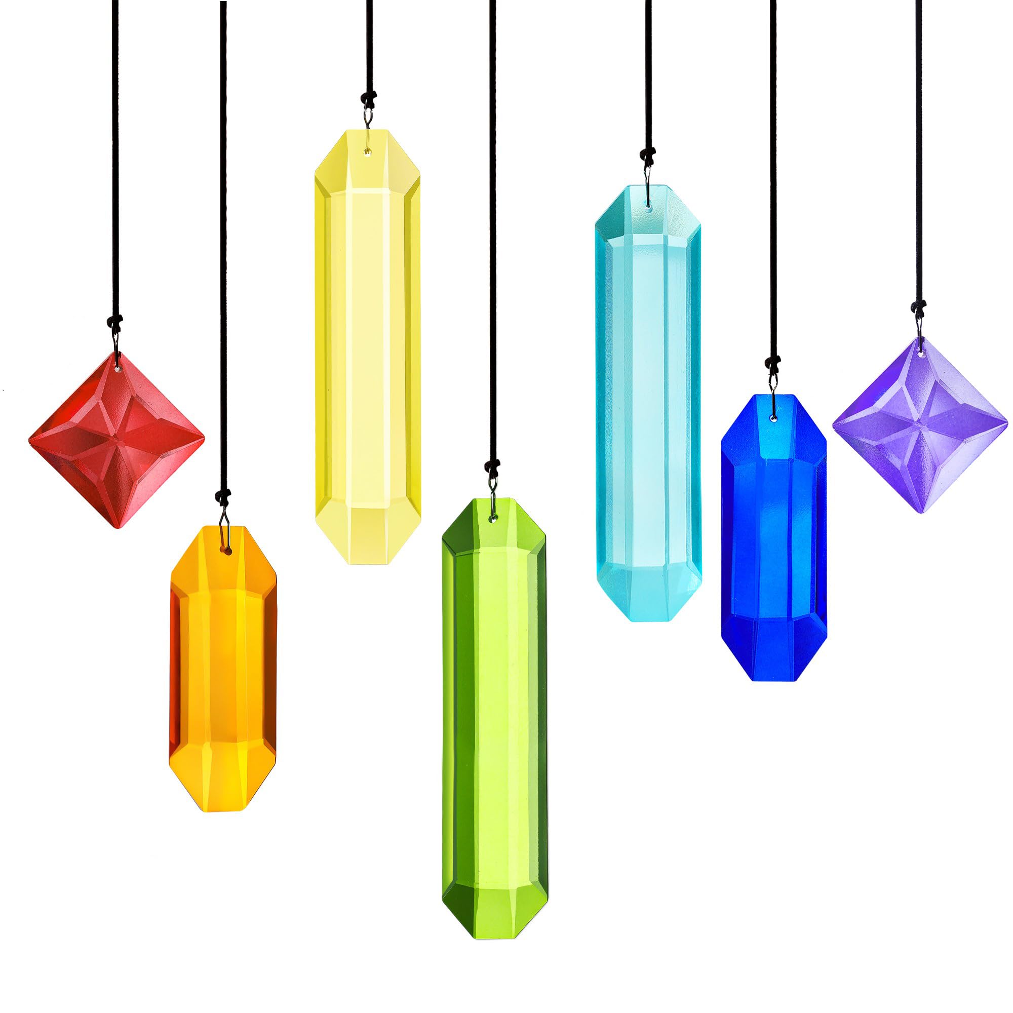 Attrape-soleil en cristal pour fenêtre de salon et décoration lumineuse de terrasse