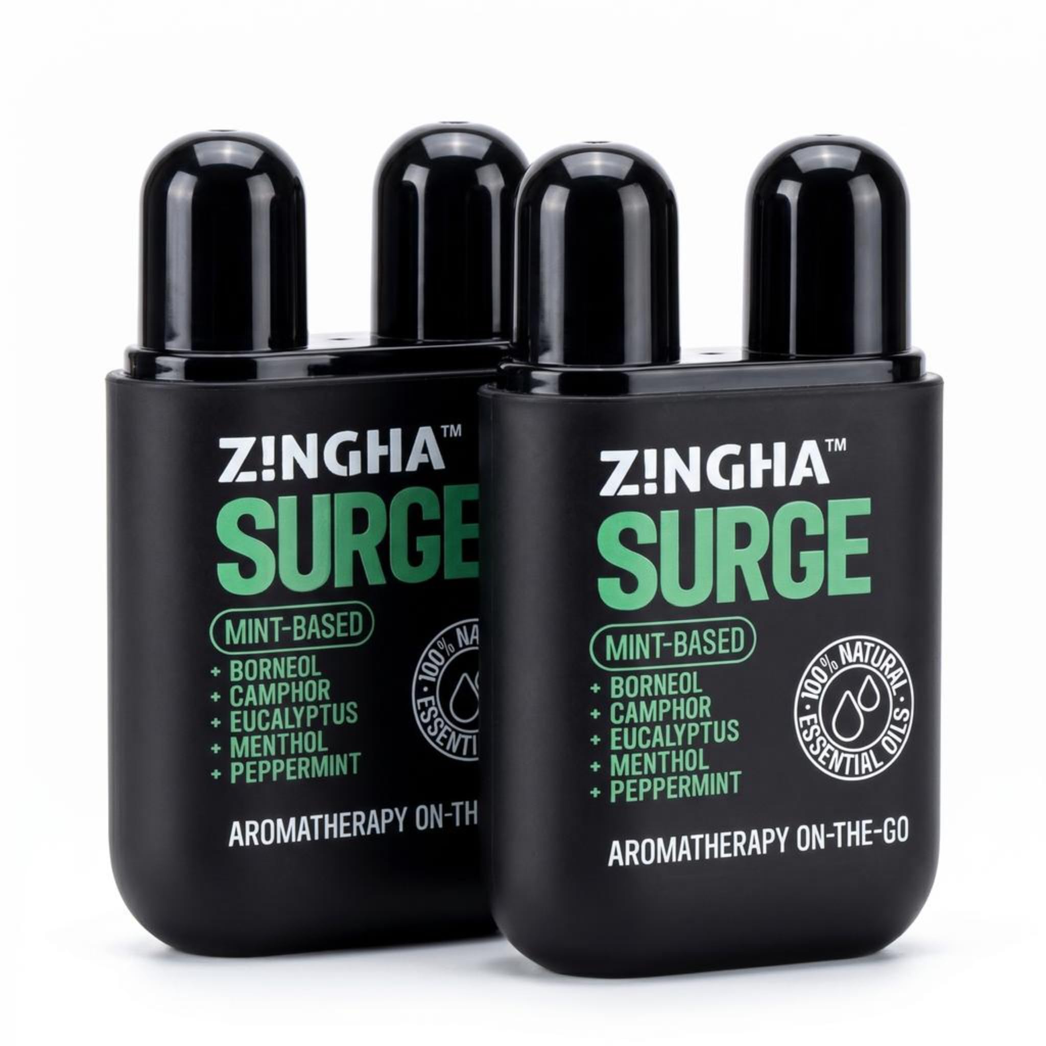 Z!NGHA Nasal Stick – Instant Clear Breathing &amp; Sinus Relief | Strong Aromatherapy Inhaler with Natural Essential Oils | Portable Mood Boost &amp; Mental Clarity Reset