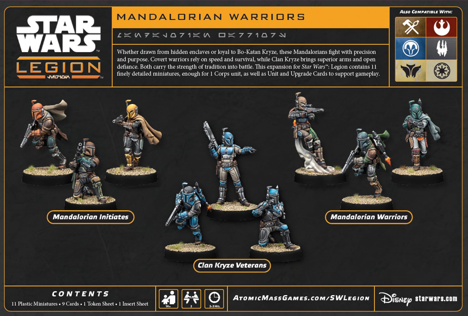 Asmodee - Star Wars™ Legion - Guerriers Mandaloriens