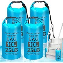 4 Pack 25lb Pool Ladder Step Weights Sandbags for Above Ground