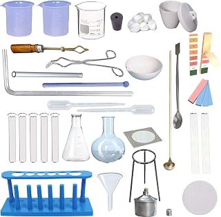 Chemistry Lab Apparatus DIY Science Activity Kit, STEM Learning Educational Science Kit for School Projects, Multi-Color