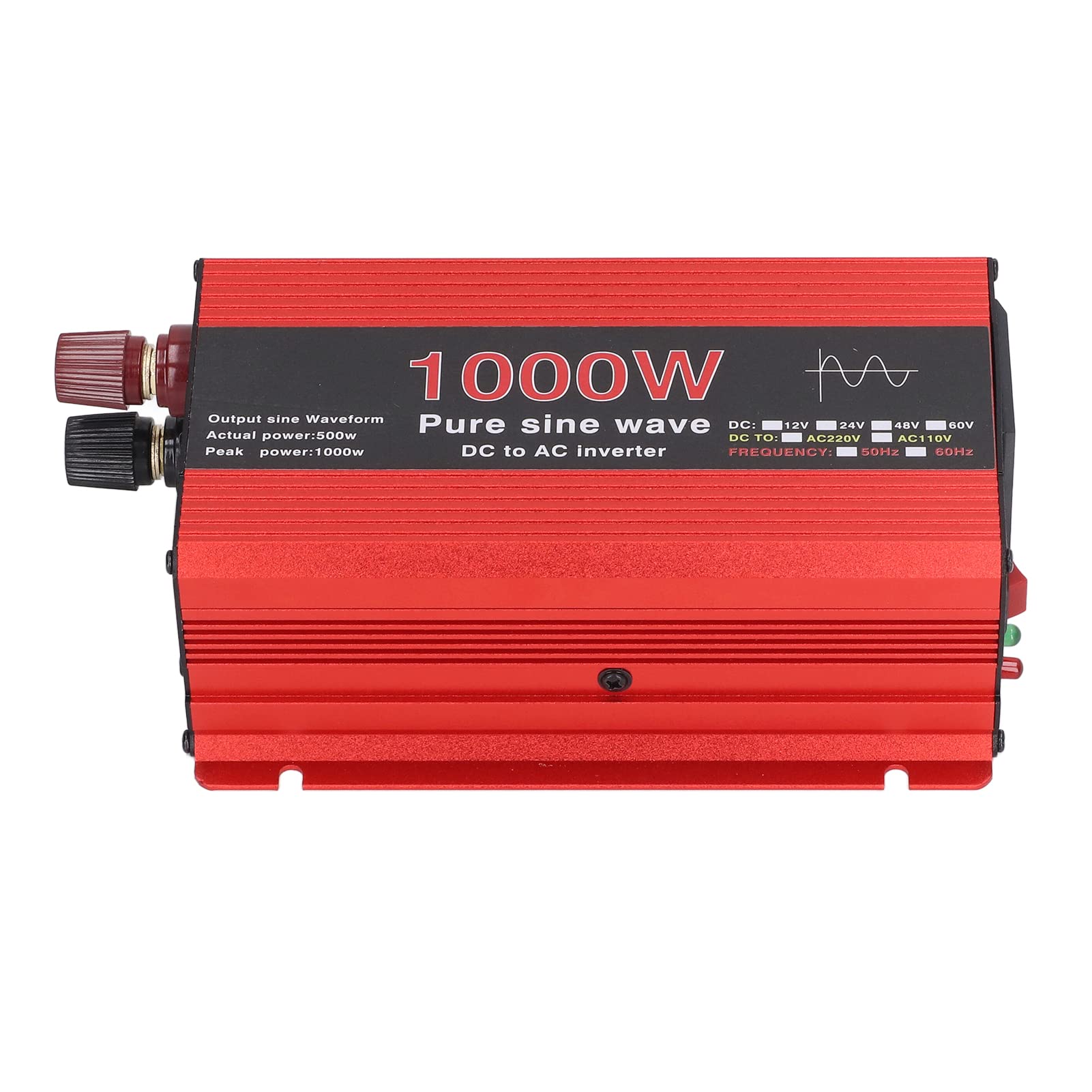 Przetwornica Mocy 1000 W Czysta Fala Sinusoidalna DC 12 V na AC