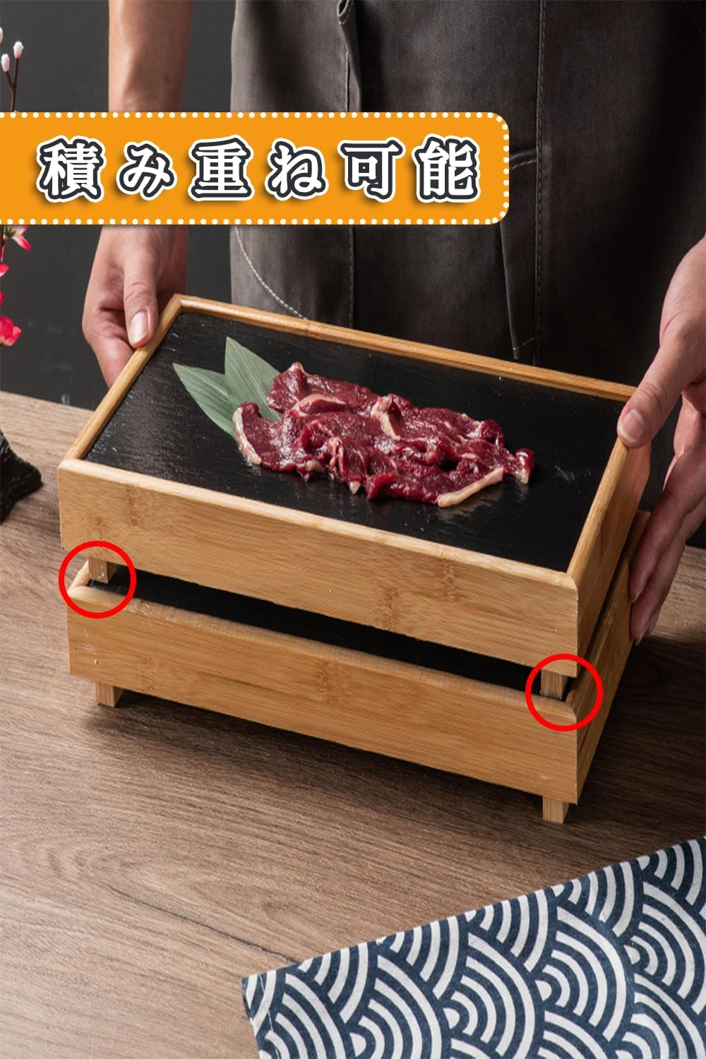 スレートプレート キッチンスライス ステーキプレート 皿 おしゃれ 大きい ステーキ皿 食洗機 寿司皿 かわいい 洗い スレート食器