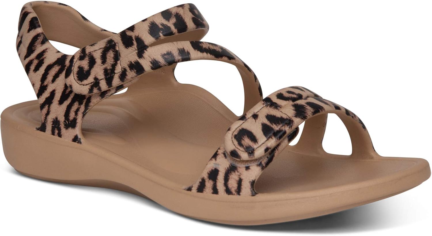Aetrex Women's Jillian Orthopedic Sport Sandals for Women - Water-Friendly Womens Sport Sandals for Beach Summer