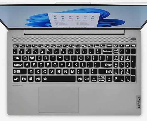 Miniatura 8 de Funda de teclado de letras grandes para Lenovo ideaPad Flex 5 5i 16 pulgadas 2024 2023  Yoga 7 7i 16  Yoga 7i 15.62023 2024 ideaPad 3 3i 5 5i 15.6