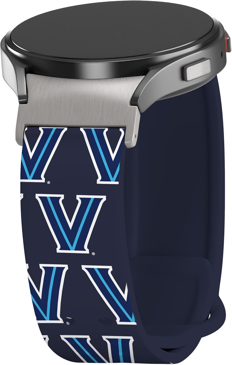 Affinity Bands Villanova Wildcats HD Fitted Watch Band Compatible with Samsung Galaxy Watch 4-7 (Short Repeating)