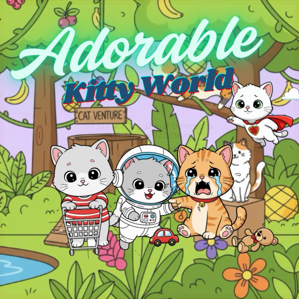 Adorable Kitty World: Meet the Sweetest Kittens in Every Page