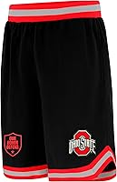 Vista 2 de Ultra Game Pantalones cortos de baloncesto oficiales NCAA para hombre de malla de aire suave - Ajuste OG Negro