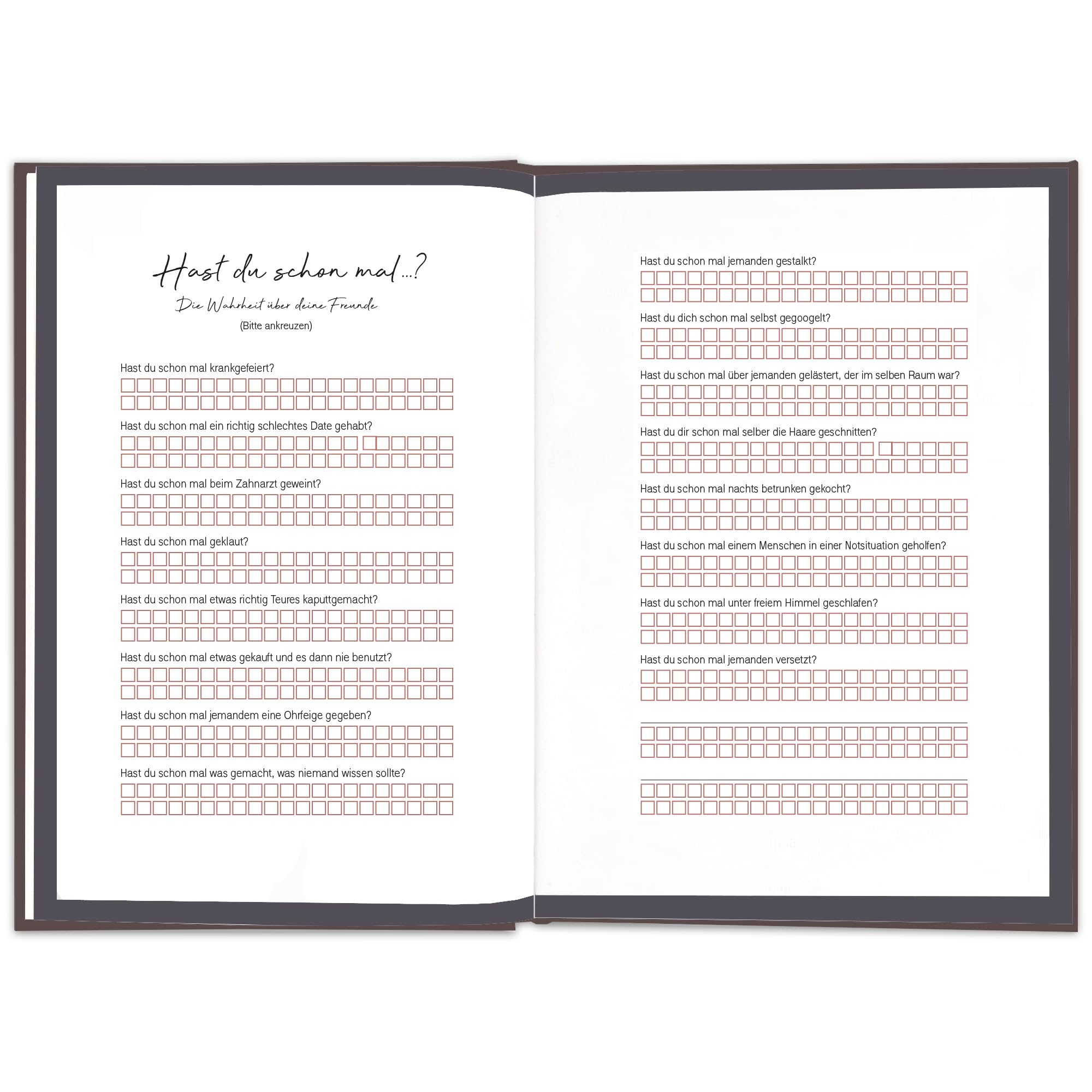 Libro Degli Amici Per Adulti - Copertina Dorata, Domande Personali | Idea Regalo Unica - Foto 8