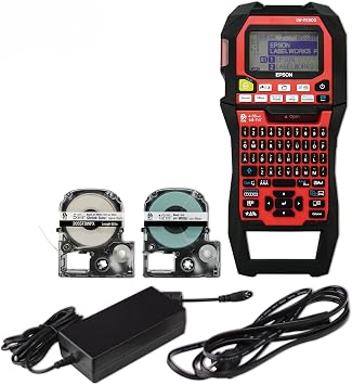 LABELWORKS Epson LW-PX900 Industrial Label Maker and 205 Shrink Tube AWG 8-12, 3/16" Bundle