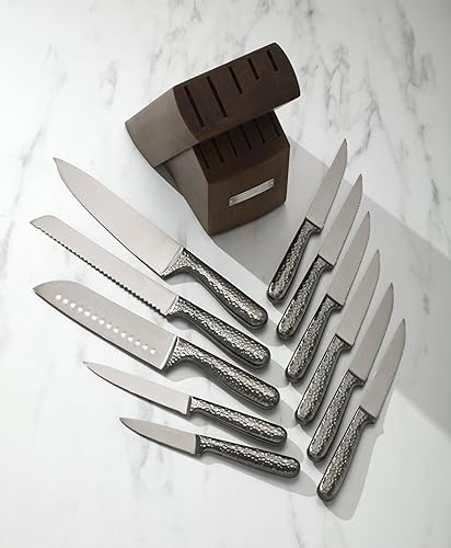 Miniatura 6 de Cambridge Silversmiths Nero - Cubertería con bloque (acero inoxidable, 12 piezas) Negro suave,COBRE LISO,https://www.amazon.com/dp/undefined