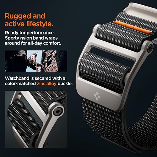 Miniatura 5 de Spigen DuraPro Flex Ultra - Correa ajustable para Apple Watch Ultra2Apple Watch Ultra de 1.732 pulgadas, Series 98SE276SE54321 1.772 in1.732 in1.654