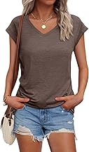 Cuptacc T-shirts Short Sleeve Women V-Neck Summer Blouses Women Elegant Short Sleeve Top Business Clothes