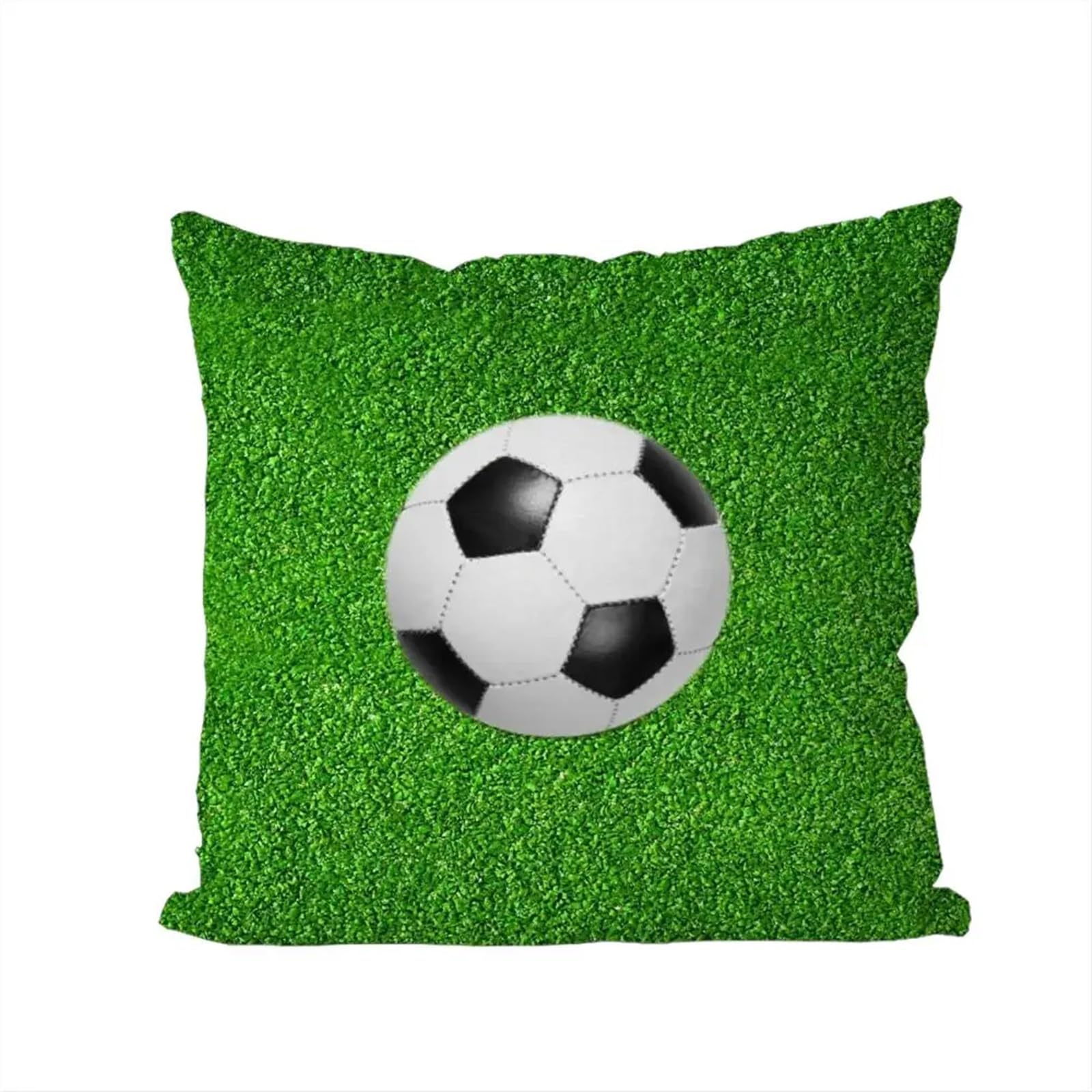 GIYXHU Football Pillow For Car Sofa Decorative Home Double-sided Print Plush Square Throw Cushion for Sofa(Color4)