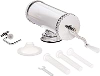 Vista 1 de Máquina de llenado de carne comercial manual con base de succión, color plateado