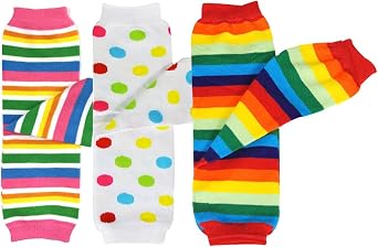 Bowbear Baby 3-Pair Playful Leg Warmers