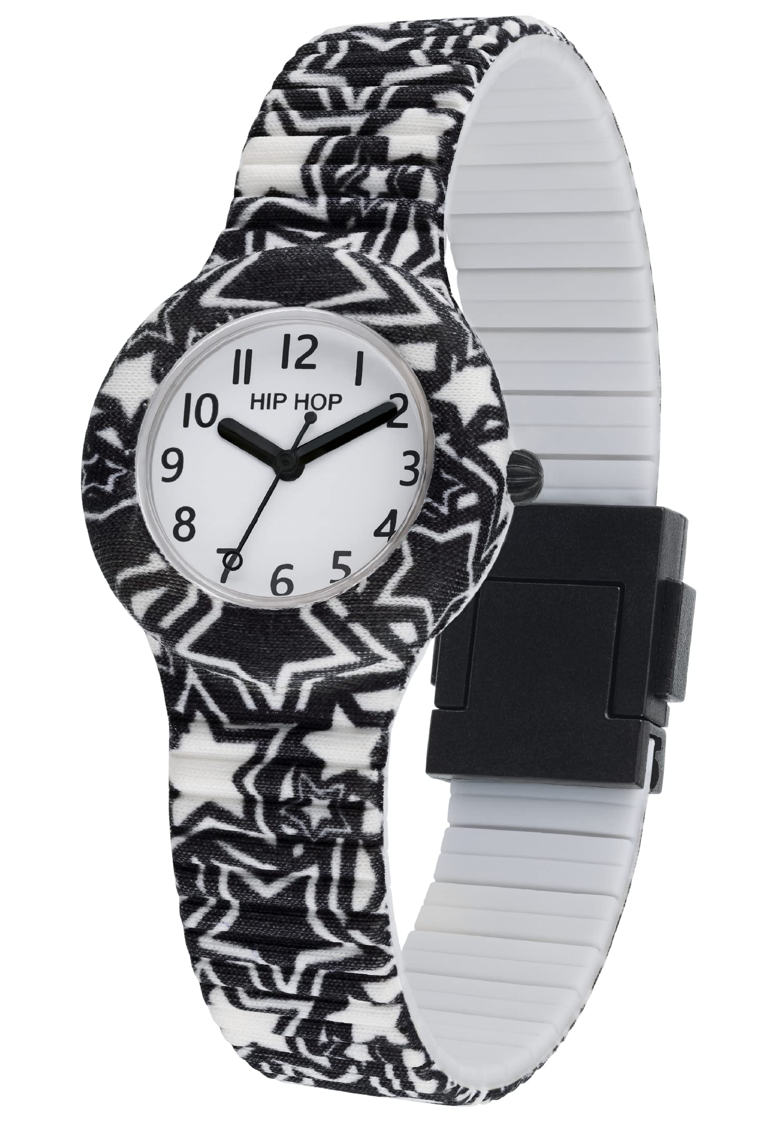 HIP HOP Orologio Donna, Bracciale in Silicone, Cassa 32 cm