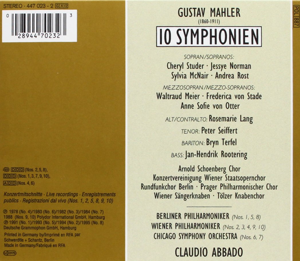 Mahler: Symphonies Nos. 1-10