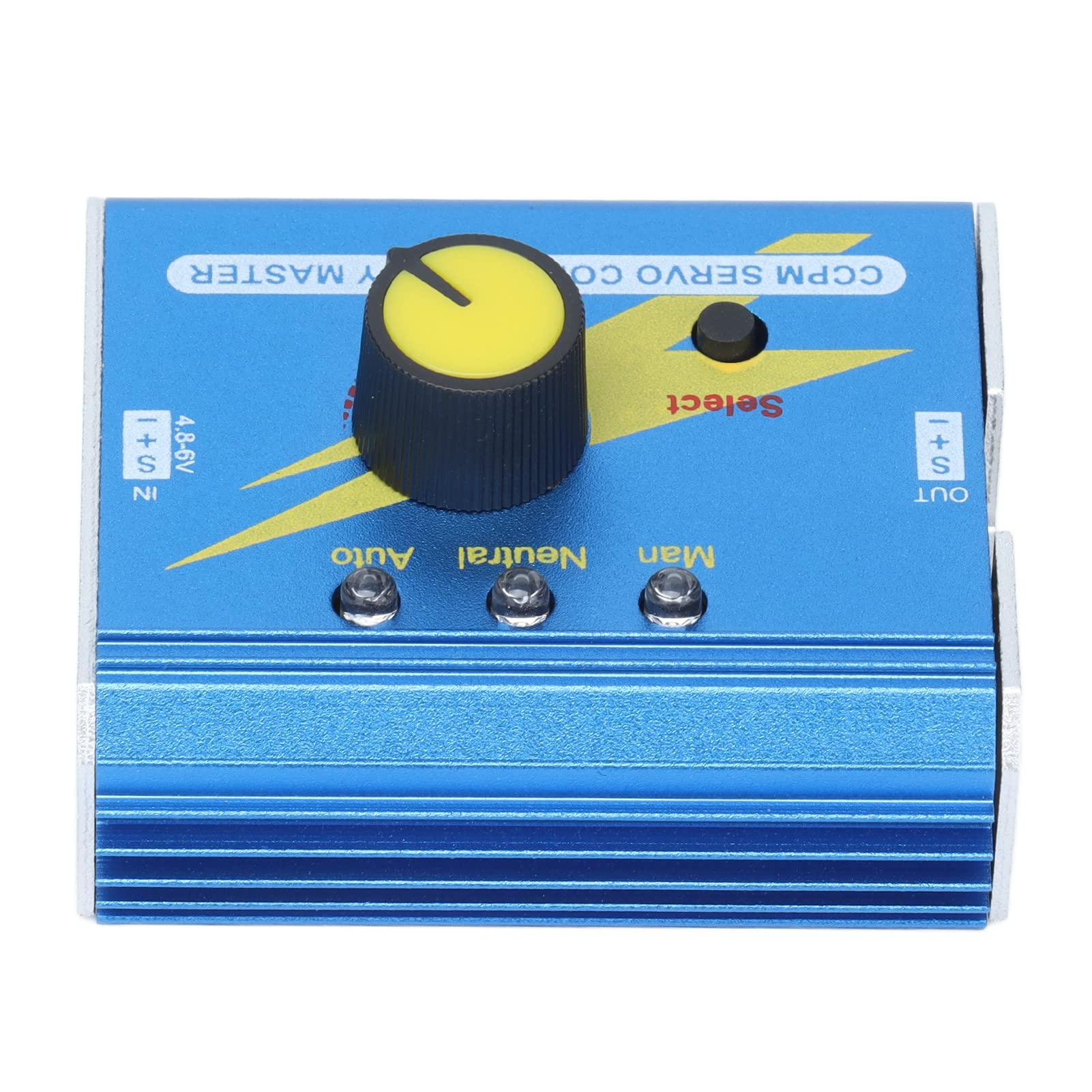 Testeur De Servomoteur CCPM Universel Métal – Contrôleur Pour Modèles RC Voiture Avion Bateau – 3 Servos Simultanés