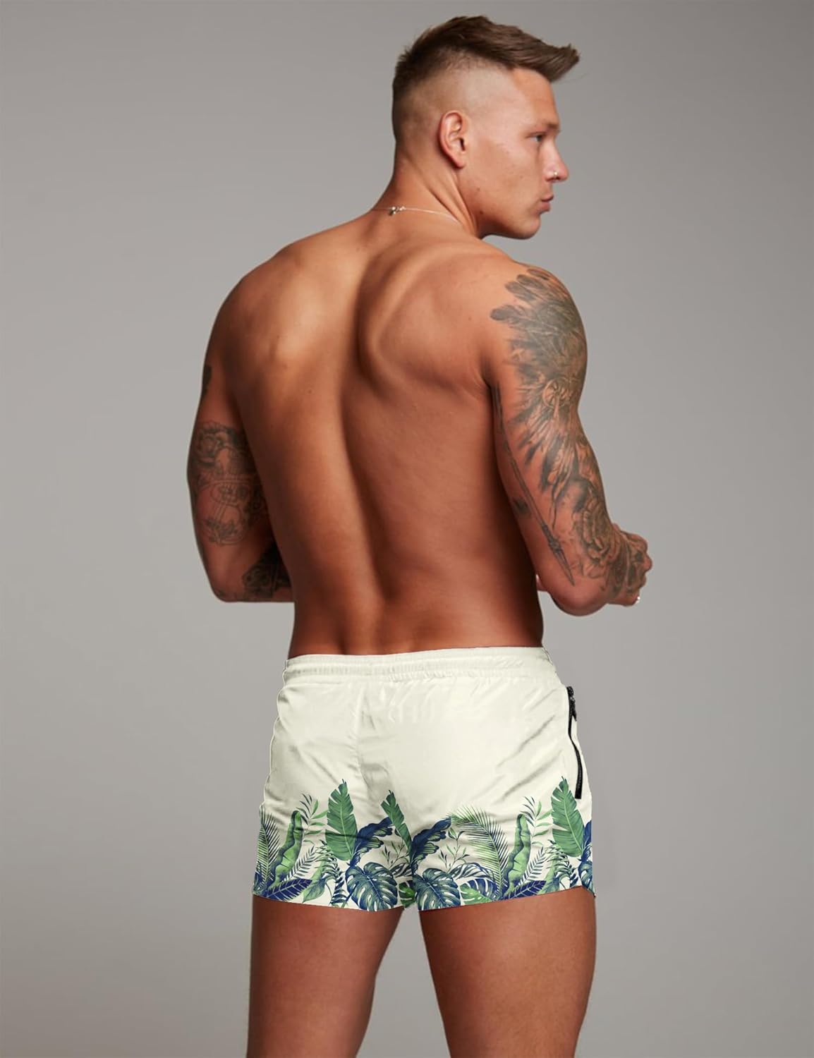 COOFANDY Men's Swim Trunk Quick Dry Swimwear Mesh Lining Bathing Suit Swimsuit Board Beach Sport Short - Image 3