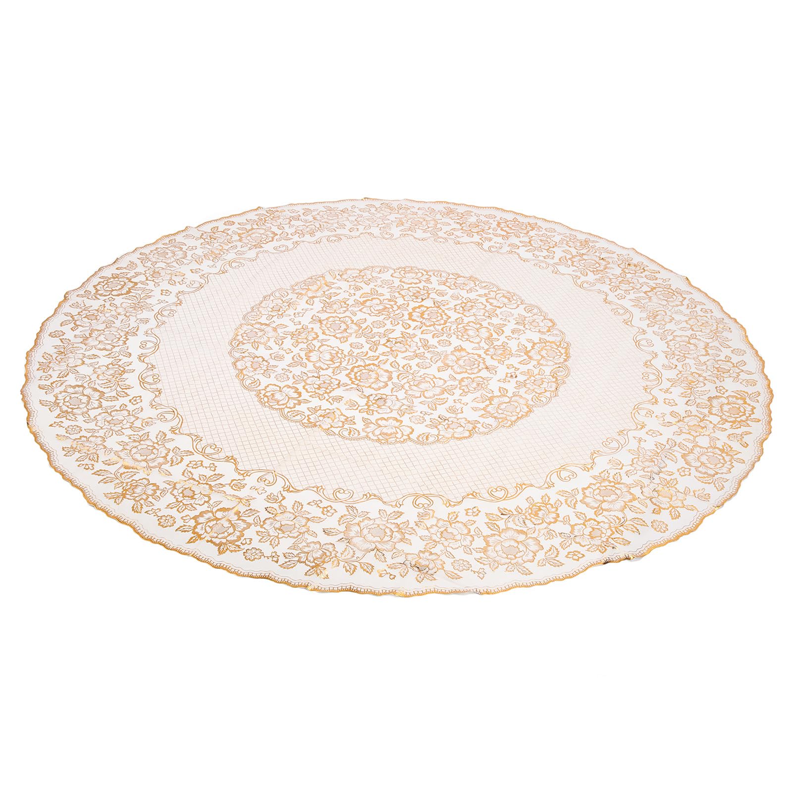 Nappe ronde de style européen EMUKOEP couverture table PVC