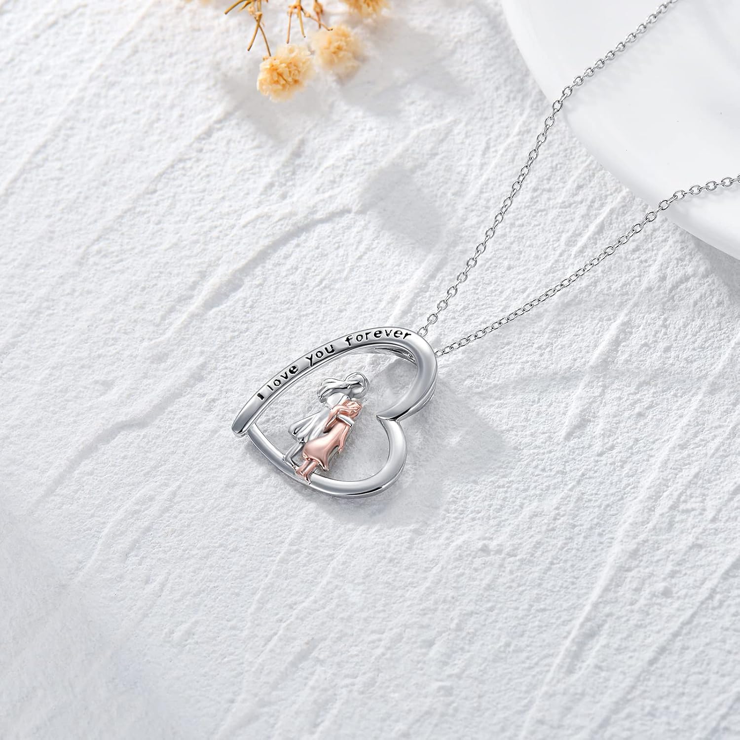 POPKIMI Sister Christmas Gifts from Sister/Brother Sisters Necklace for 2/3/ 4 Sterling Silver Sisters Fashion Jewelry for Women Friend Female Friendship Lasts Forever - Image 3