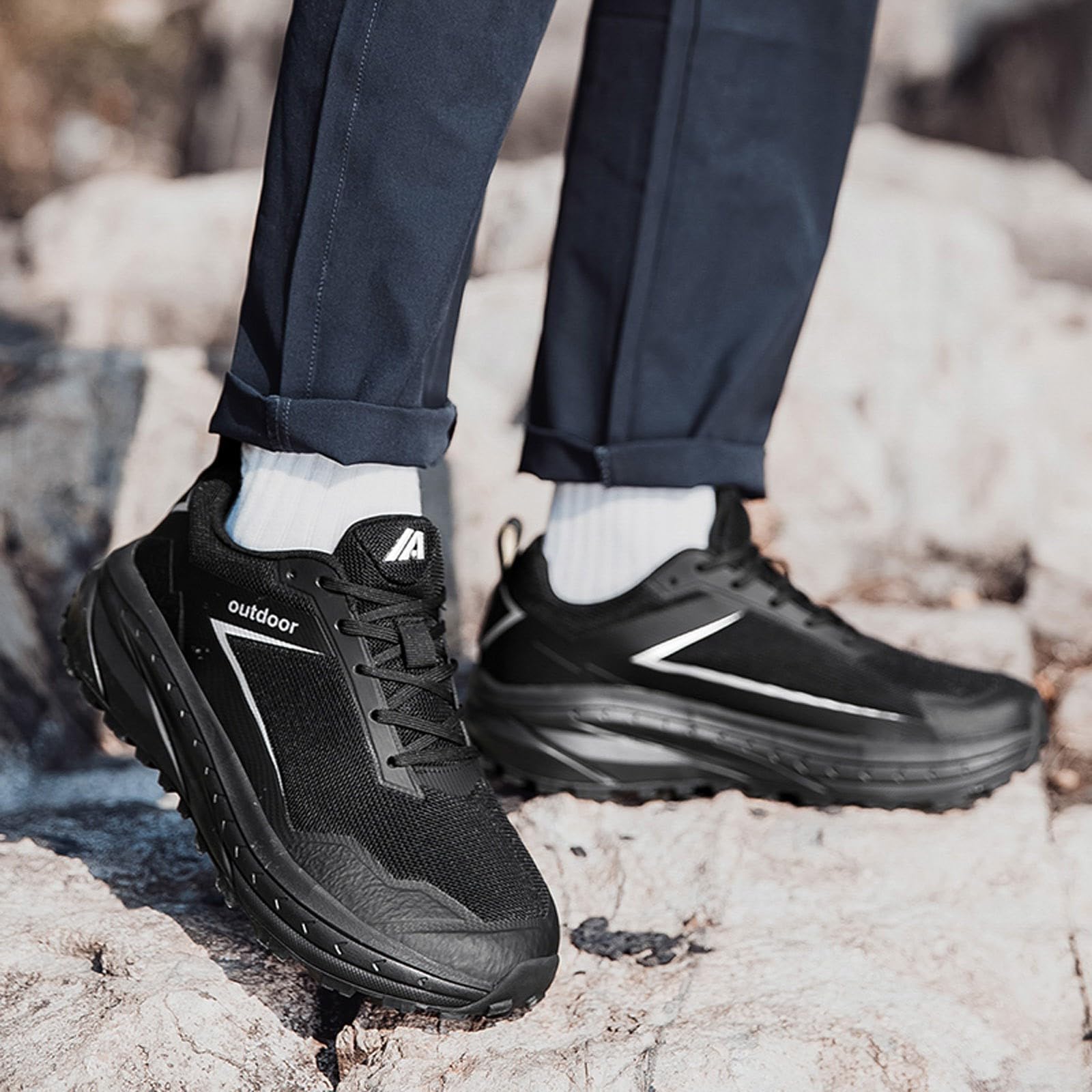 Shoes for Men Scarpe Padel Uomo Scarpe Palestra Sneakers Invernali da Camminata Corsa Ammortizzate Sport Trail Running Ginnastica 42 Ginniche Mens Autunno 43 Pelle Bianche Estive Sportive Alte Calze