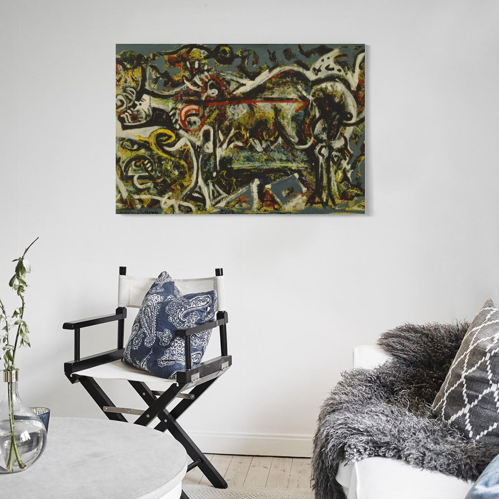 Amazon.com: The She-Wolf, 1943 by Jackson Pollock Abstract