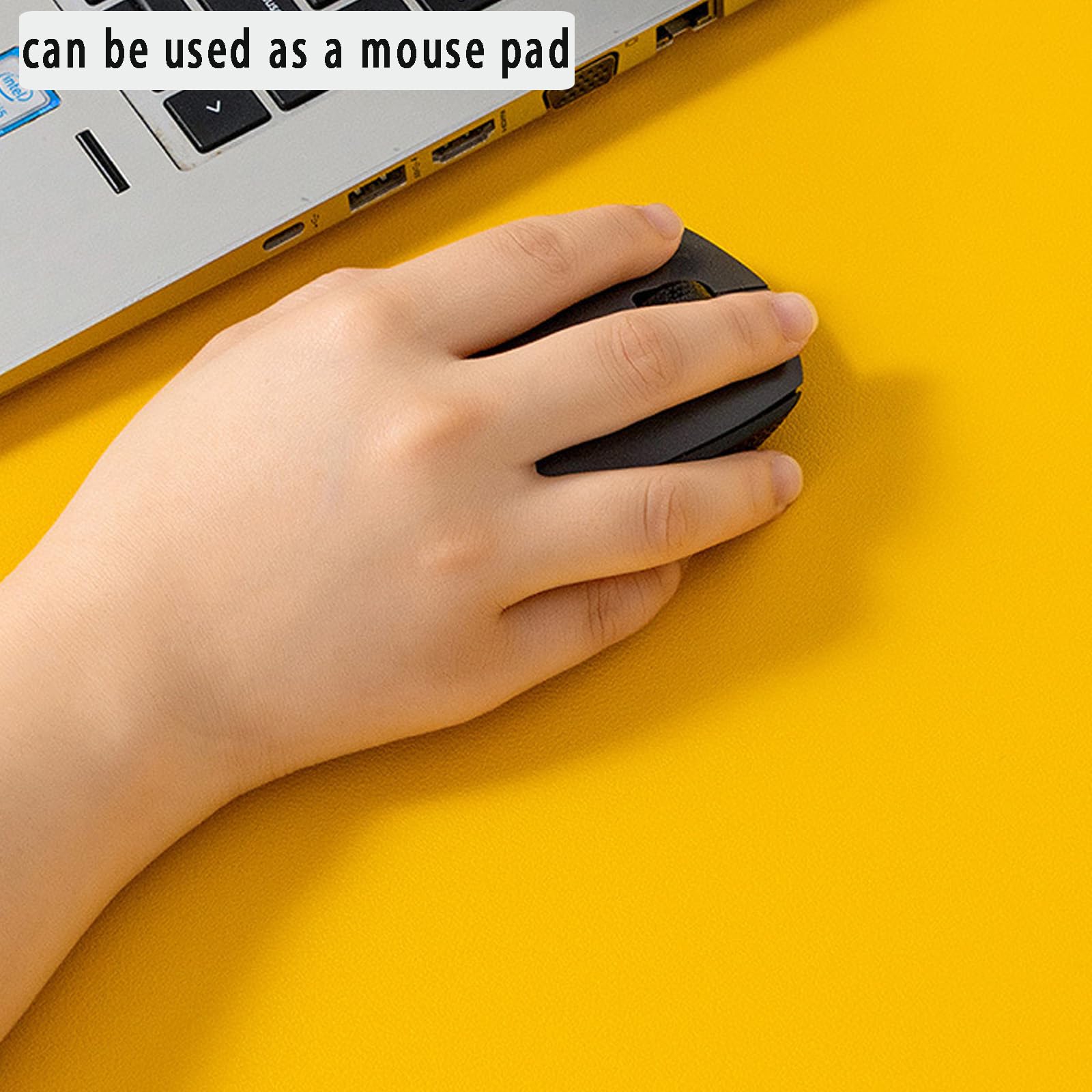 Sous-main rectangulaire souple et résistant à la chaleur, en cuir synthétique résistant à l'huile, antidérapant, imperméable, nappe de table pratique