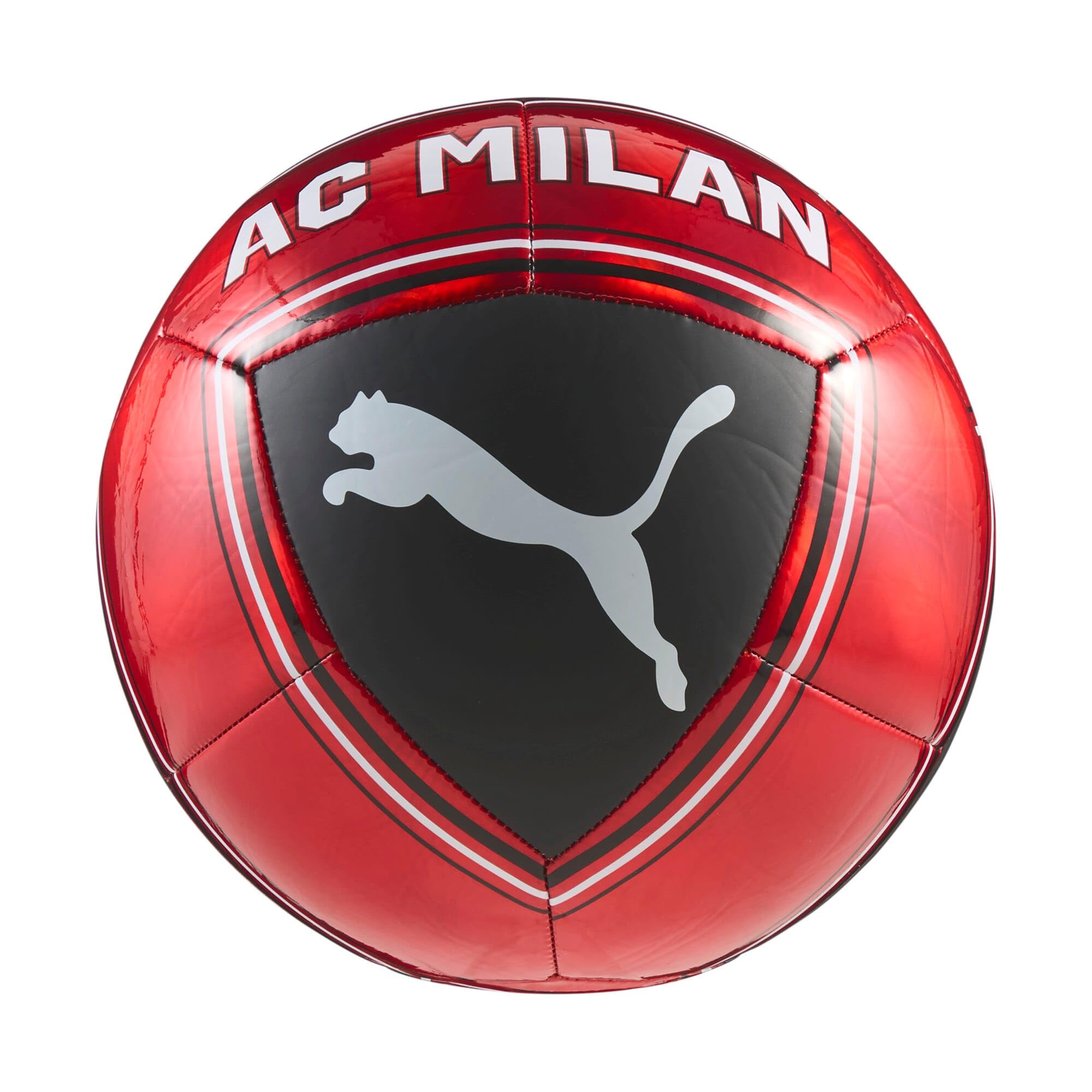 AC Mailand Fußball in Zusammenarbeit mit Puma Mailand Ball Größe 5 Standard, ideal für Training und Spiele, offizielles Produkt