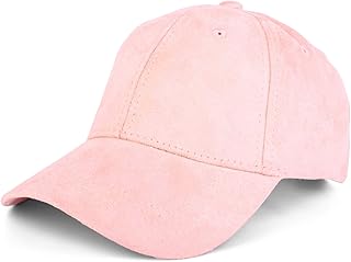 Gorra de 6 Paneles en Aspecto de Ante, Gorra de béisbol Ajustable, Unisex 04023049