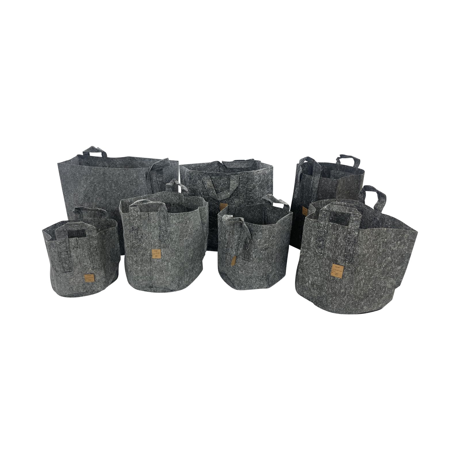 Oakland Gardens 12 Litre Fabric Pot Grow Bag Plant Pots Breathable Container Root Tree Pouch With Handles- Pack of 1