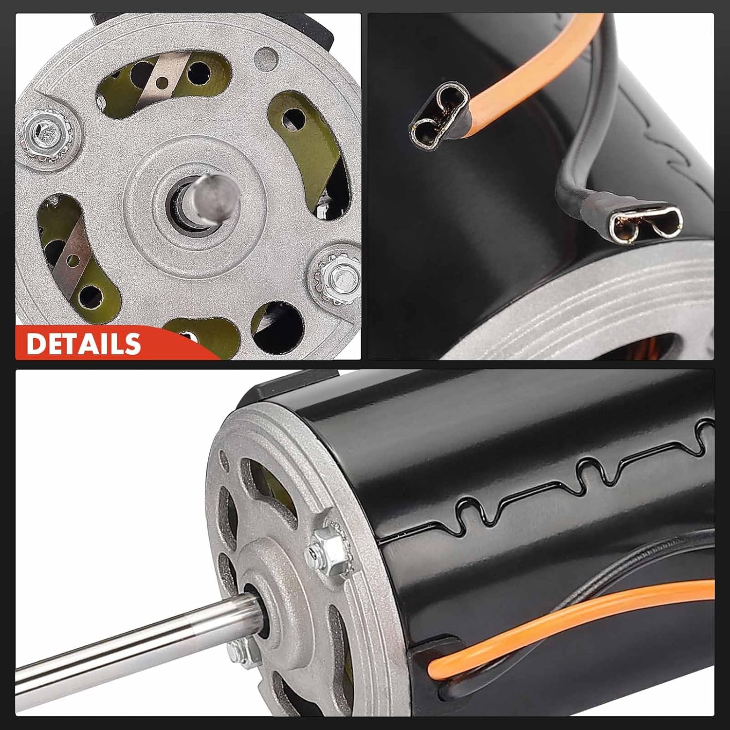 A-Premium Front HVAC Heater Blower Motor Compatible with Kenworth C500, K100, T170, T270, T300, T370, T450, T600A, T660, T800, T880, W900, 320, 387