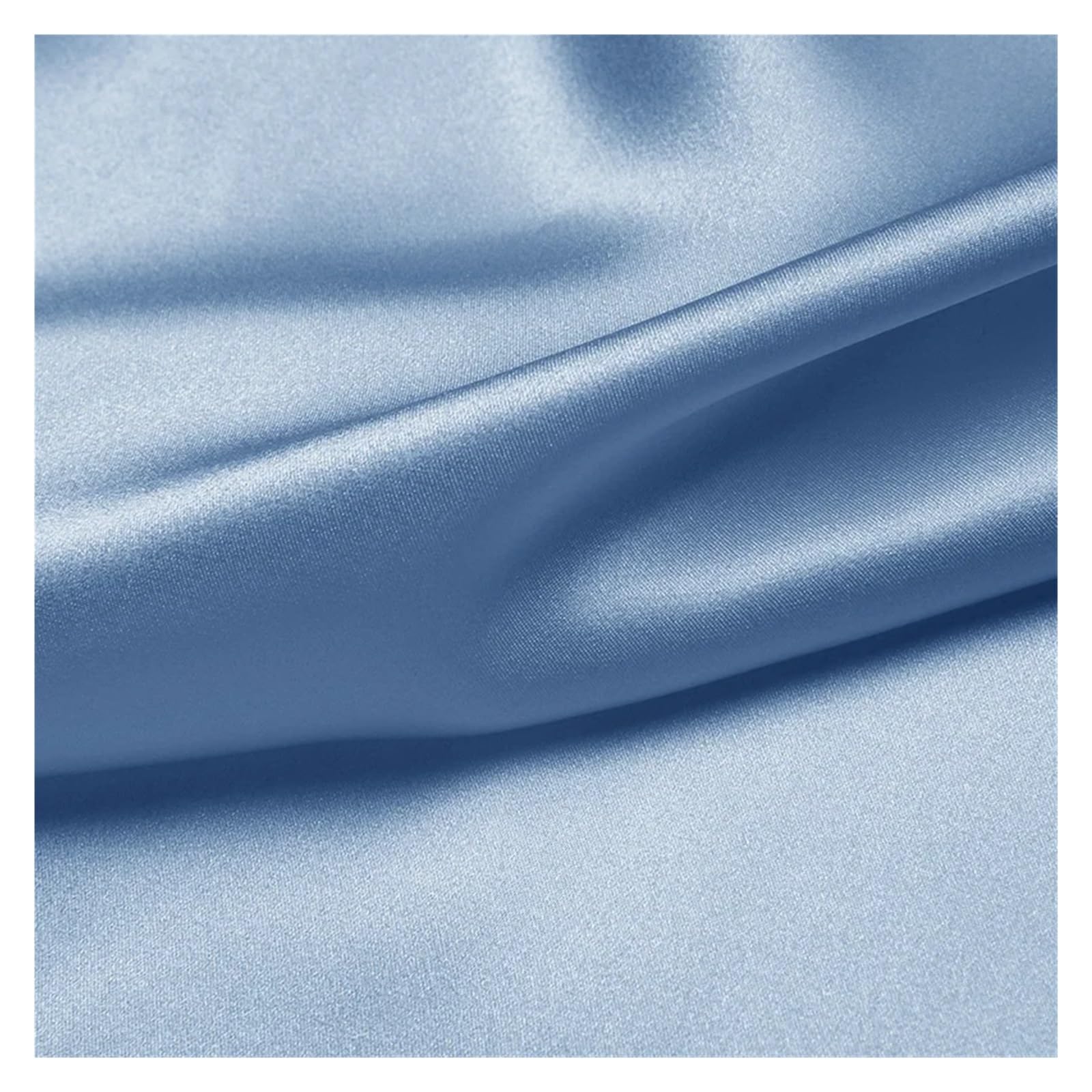 Tela De Raso Satin Tela de seda natural de lujo Charmeuse morera 100%, 16, 19, 22, 30 y 40 m/m, color morado real 6A(55inch (140cm),19mm)