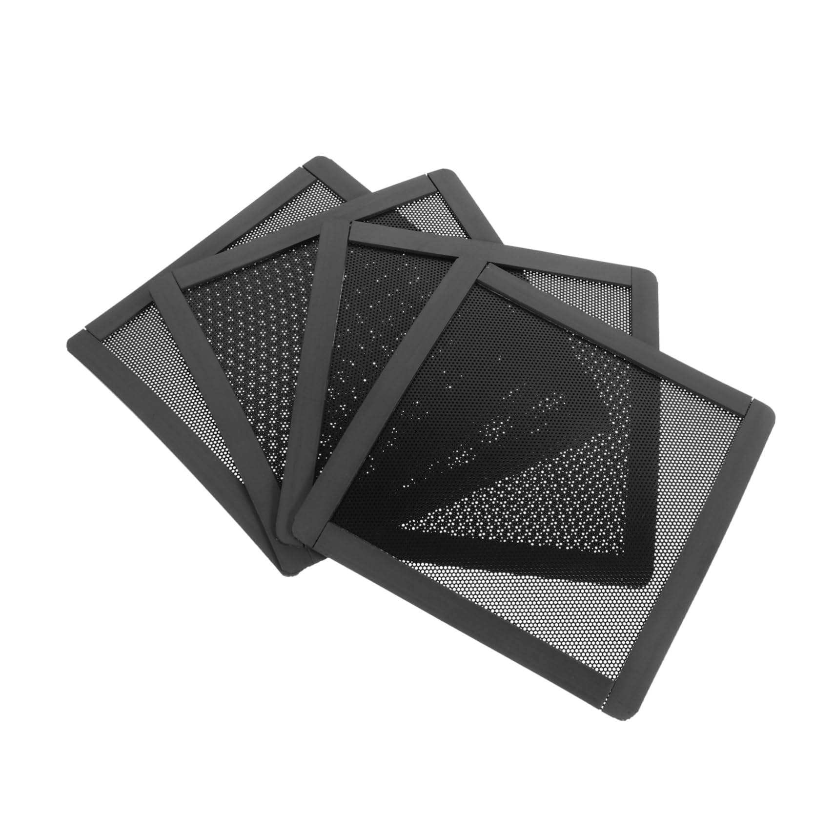 20 Stck. Pc Lüfter Staubschutzfilter Magnetisch Teiliges Feinmaschiges PVC Mesh Installieren gegen für Desktop Computer Gehäuse Geeignet