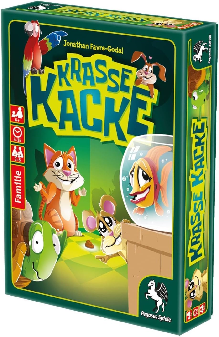 Pegasus Spiele - Krasse Kacke (Empfohlen Spiel des Jahres 2019), Colourful, 20016G